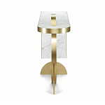 Консоль белая геометрической формы Collision варинант исполнения - 1 | Loft Concept в Ульяновске