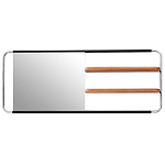 Настенное зеркало с двумя полками Two Shelves Functional Mirrors варинант исполнения - 1 | Loft Concept в Ульяновске