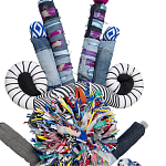 Кукла из джинсы Rusalka Upcycling варинант исполнения - 2 | Loft Concept в Ульяновске