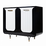 Черно-белый распашной комод Accordo варинант исполнения - 2 | Loft Concept в Ульяновске