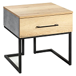 Тумба прикроватная с ящиком в стиле лофт Urban Style Space 2 варинант исполнения - 2 | Loft Concept в Ульяновске