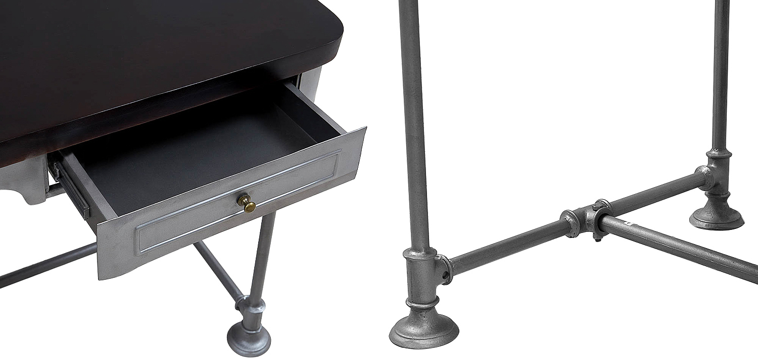 Рабочий стол Iston Metal Wood Desk Рабочий стол Iston Metal Wood Desk - Loft-Concept в Ульяновске