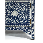 Комод инкрустация костью ORIENTAL Indian синий орнамент варинант исполнения - 5 | Loft Concept в Ульяновске