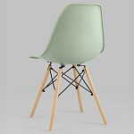 Пластиковый стул на ножках из массива бука Eames Mint варинант исполнения - 5 | Loft Concept в Ульяновске
