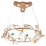 Люстра с хрустальными плафонами и декором Alvere Crystal Chandelier варинант исполнения - 2 | Loft Concept в Ульяновске