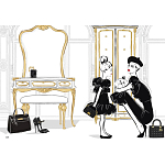 Megan Hess. Te Lttle Blk Dess варинант исполнения - 8 | Loft Concept в Ульяновске