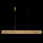 Подвесной светильник линейный цилиндрической формы из натурального алебастра Alabaster Geometry варинант исполнения - 1 | Loft Concept в Ульяновске