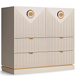 Комод с фактурным фасадом Satin Furniture варинант исполнения - 1 | Loft Concept в Ульяновске