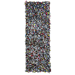 Ковер прямоугольный разноцветный из джинсовой одежды Zero Waste варинант исполнения - 1 | Loft Concept в Ульяновске