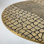 Кофейный столик с металлической столешницей Amphibian варинант исполнения - 3 | Loft Concept в Ульяновске