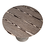 Стол барный круглый высокий с полосатым узором Zebroids варинант исполнения - 2 | Loft Concept в Ульяновске