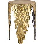 Столик дизайнерский Copper streaks варинант исполнения - 1 | Loft Concept в Ульяновске