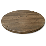 Стол журнальный c коричневой круглой столешницей на трех металлических ножках Charm Coffee Table варинант исполнения - 2 | Loft Concept в Ульяновске