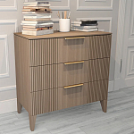 Комод коричневого цвета с 3-мя ящиками Harper Line варинант исполнения - 2 | Loft Concept в Ульяновске