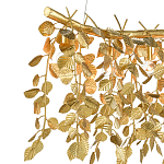 Люстра золотая с декором в виде веток эвкалипта Eucalyptus Branches варинант исполнения - 1 | Loft Concept в Ульяновске