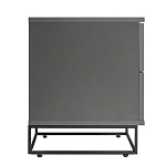 Тумба прикроватная цвета графит с ящиками Strict Lines варинант исполнения - 6 | Loft Concept в Ульяновске