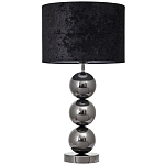 Настольная лампа с основанием в виде металлических сфер Balance Table Lamp Black варинант исполнения - 1 | Loft Concept в Ульяновске