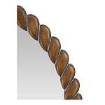 Зеркало с текстурной рамой из натурального дерева  Pine Wall Mirror варинант исполнения - 4 | Loft Concept в Ульяновске