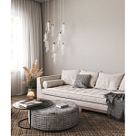 Люстра каскадная с 10-ю прозрачными плафонами Wave Line варинант исполнения - 12 | Loft Concept в Ульяновске