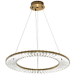 Кольцевая люстра с хрустальным декором Maude Crystal Chandelier варинант исполнения - 2 | Loft Concept в Ульяновске