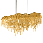 Люстра подвесная с металлическими дугами и длинными цепочками 115 см Atlantis Chain варинант исполнения - 1 | Loft Concept в Ульяновске