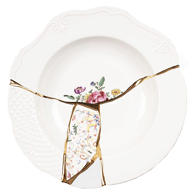 Тарелка глубокая Seletti Kintsugi 2 Тарелка глубокая Seletti Kintsugi 2