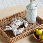 Статуэтка краб с детализированной текстурой в белом цвете Marine Accessories варинант исполнения - 6 | Loft Concept в Ульяновске