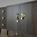 Большой Комод-буфет Elsa Dreams Walnut с ящиками варинант исполнения - 2 | Loft Concept в Ульяновске