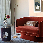 Приставной столик черного цвета AMORPHOUS варинант исполнения - 5 | Loft Concept в Ульяновске