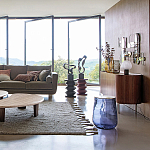 Фигурный приставной столик черного цвета AMORPHOUS варинант исполнения - 7 | Loft Concept в Ульяновске