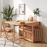 Обеденный стол раскладной из дерева Astiс Table варинант исполнения - 2 | Loft Concept в Ульяновске