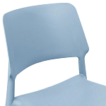 Пластиковый стул на ножках из массива бука Ferret Blue варинант исполнения - 5 | Loft Concept в Ульяновске