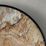 Бра с каменным диском в металлической раме Sandstone Painting варинант исполнения - 4 | Loft Concept в Ульяновске