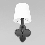Бра с белым текстильным абажуром и фигурным основанием с зеркальной вставкой Vitorino варинант исполнения - 10 | Loft Concept в Ульяновске