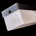 Подвесной светильник линейный из натурального камня Perfection of Geometry варинант исполнения - 7 | Loft Concept в Ульяновске