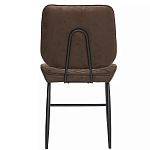 Стул с темно-коричневой обивкой из экокожи Benderson варинант исполнения - 4 | Loft Concept в Ульяновске