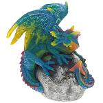 Декоративная статуэтка Дракон Blue Multicolor Dragon Statuette варинант исполнения - 1 | Loft Concept в Ульяновске