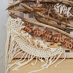 Большая Абстрактное Панно из веток и нитей Dryad Wall Art варинант исполнения - 3 | Loft Concept в Ульяновске