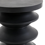 Фигурный приставной столик черного цвета AMORPHOUS варинант исполнения - 2 | Loft Concept в Ульяновске