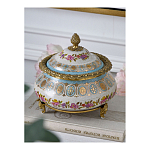 Шкатулка фарфоровая с цветочной росписью Eden Garden варинант исполнения - 5 | Loft Concept в Ульяновске