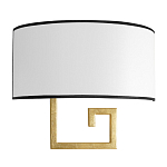 Бра с белым овальным абажуром с черной окантовкой Natural Concepts варинант исполнения - 2 | Loft Concept в Ульяновске