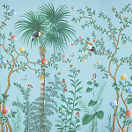 Обои ручная роспись Amazonia Duck Egg варинант исполнения - 1 | Loft Concept в Ульяновске