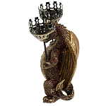 Подсвечник в виде дракона Dragon with Two Candlesticks варинант исполнения - 6 | Loft Concept в Ульяновске