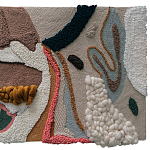 Тканый вручную текстильный гобелен Orchid варинант исполнения - 1 | Loft Concept в Ульяновске