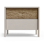 Тумба 2 ящика с подсветкой на рельефном фасаде Warm Industrial варинант исполнения - 6 | Loft Concept в Ульяновске