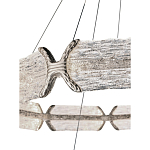 Люстра с 2-мя кольцами с текстурным природным рисунком IceFlame варинант исполнения - 7 | Loft Concept в Ульяновске