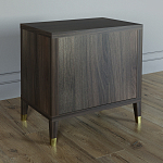 Тумба прикроватная с двумя ящиками Elsa Dreams Walnut варинант исполнения - 4 | Loft Concept в Ульяновске