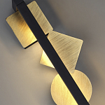 Светодиодное бра цвета античной бронзы Suprematism варинант исполнения - 2 | Loft Concept в Ульяновске