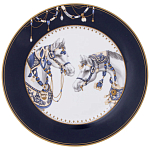 Сервиз обеденный из фарфора с изображением лошадей на 6 персон 23 предмета Porcelain Horse Set варинант исполнения - 1 | Loft Concept в Ульяновске