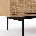 ТВ-тумба с плетеным декором Buckley Wicker TV Stand варинант исполнения - 6 | Loft Concept в Ульяновске